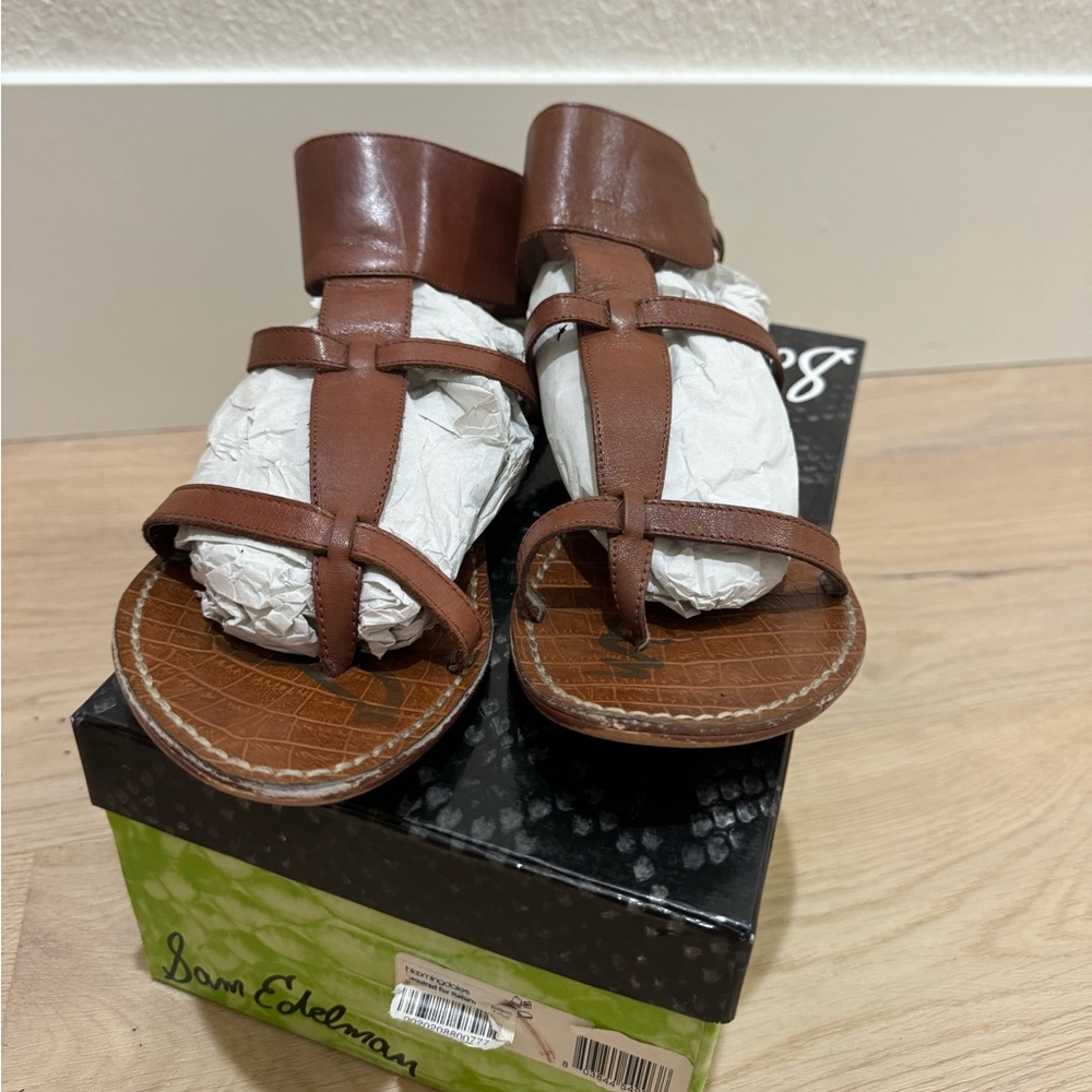 Sam Edelman Gladiator Ginnie chestnut 8.5